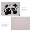 New Linen Cartoon Panda Car  Seat Cushion Non-slip Breathable Universal Car Seat Cover for Most Cars All Seasons Universal