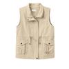 Short Waistcoat Jacket Women's Slim Spring Autumn Casual Outerwear Vest Ladies Loose Pure Cotton Sleeveless Coats
