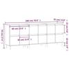 VidaXL Buffets 3 Pcs Smoked Oak Engineered Wood 3190194