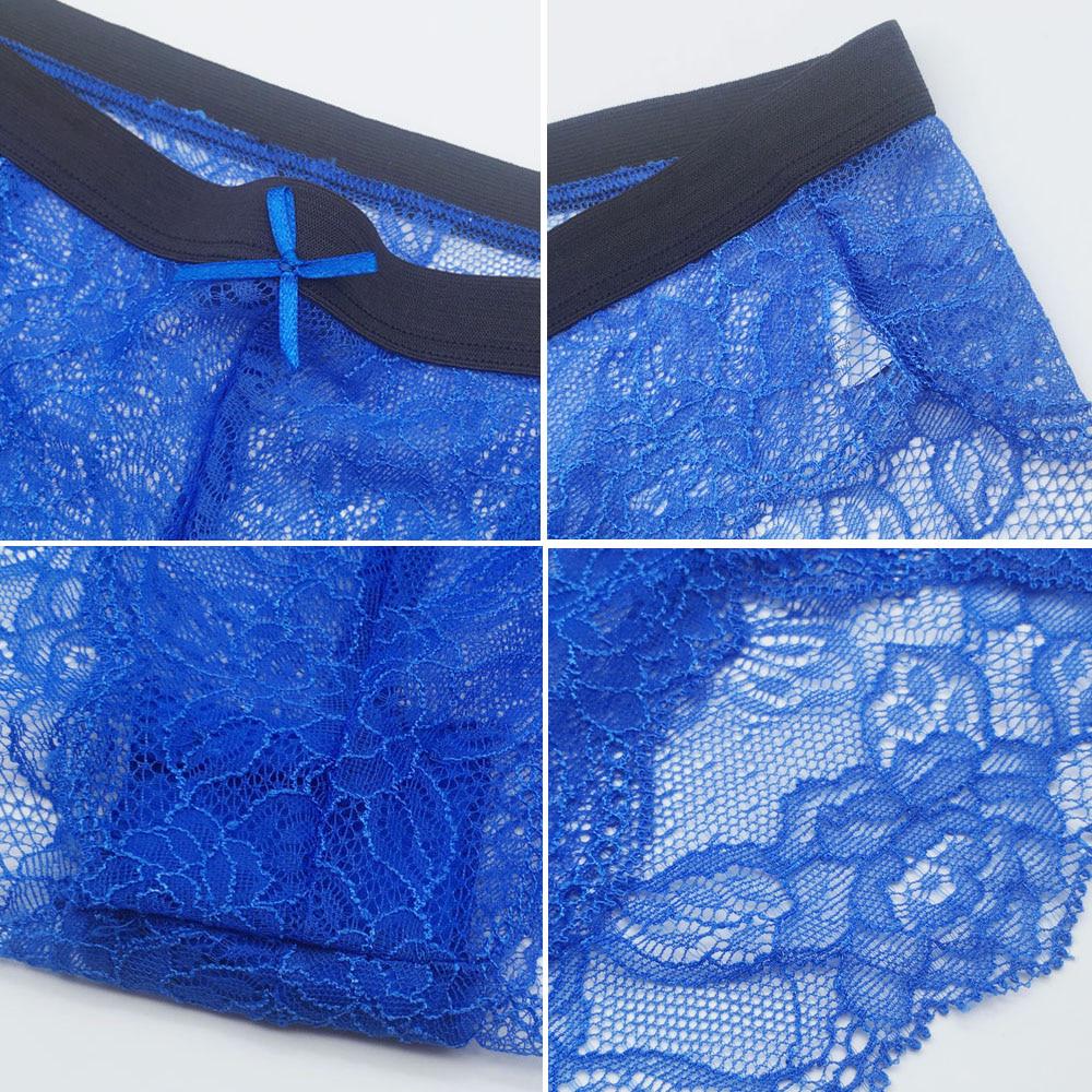 Sexy Unterwäsche-Wäsche-Frauen-transparente Spitze-Schriftsatz-Damen-Schlüpfer 6 PC/Menge