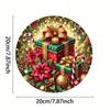 Metal Wall Art Round Sign Christmas Gift Home Decor Plaque Kitchen Bar Cafe