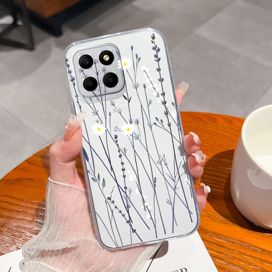 

Чехол для телефона Honor X6 X6S X6A, градиентный цвет, фэнтезийный прозрачный чехол для Honor X 6 HonorX6, мягкий ТПУ, силиконовые противоударные задние крышки Honor X6S