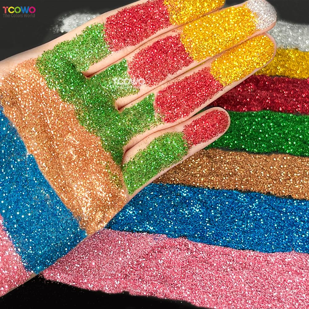 1/128 Fine Bulk Metallic Colors Glitter Powder for Nail Art Tumblers Resin Candle