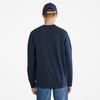 Timberland Fleece Crewneck Sweatshirt Men tops Deep-Sapphire-Blue A2JSV-433