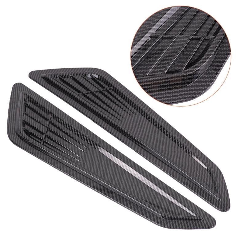 Universal Car Air Flow Decorative Intake Hood Scoops Bonnet Vent Cover  Car Hood Scoops Air Intake Vent Cover
