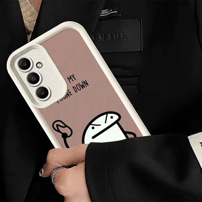 Phone Case for Samsung Galaxy S26 S25 Ultra S24 FE Funny Dont Touch My CallPhone Shell S23 Plus S22 + S21 S20 5G Soft Silicone F