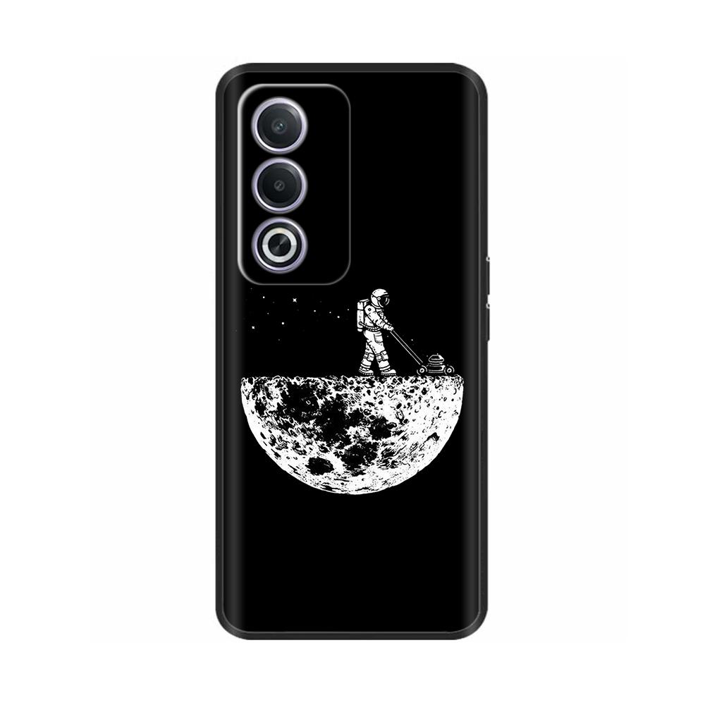 Phone Case for OPPO K12X 5G 6.67" CPH2667 Protection Luxury  Soft Black Silicone Shockproof Shell Painted Back Cover Funda Coque