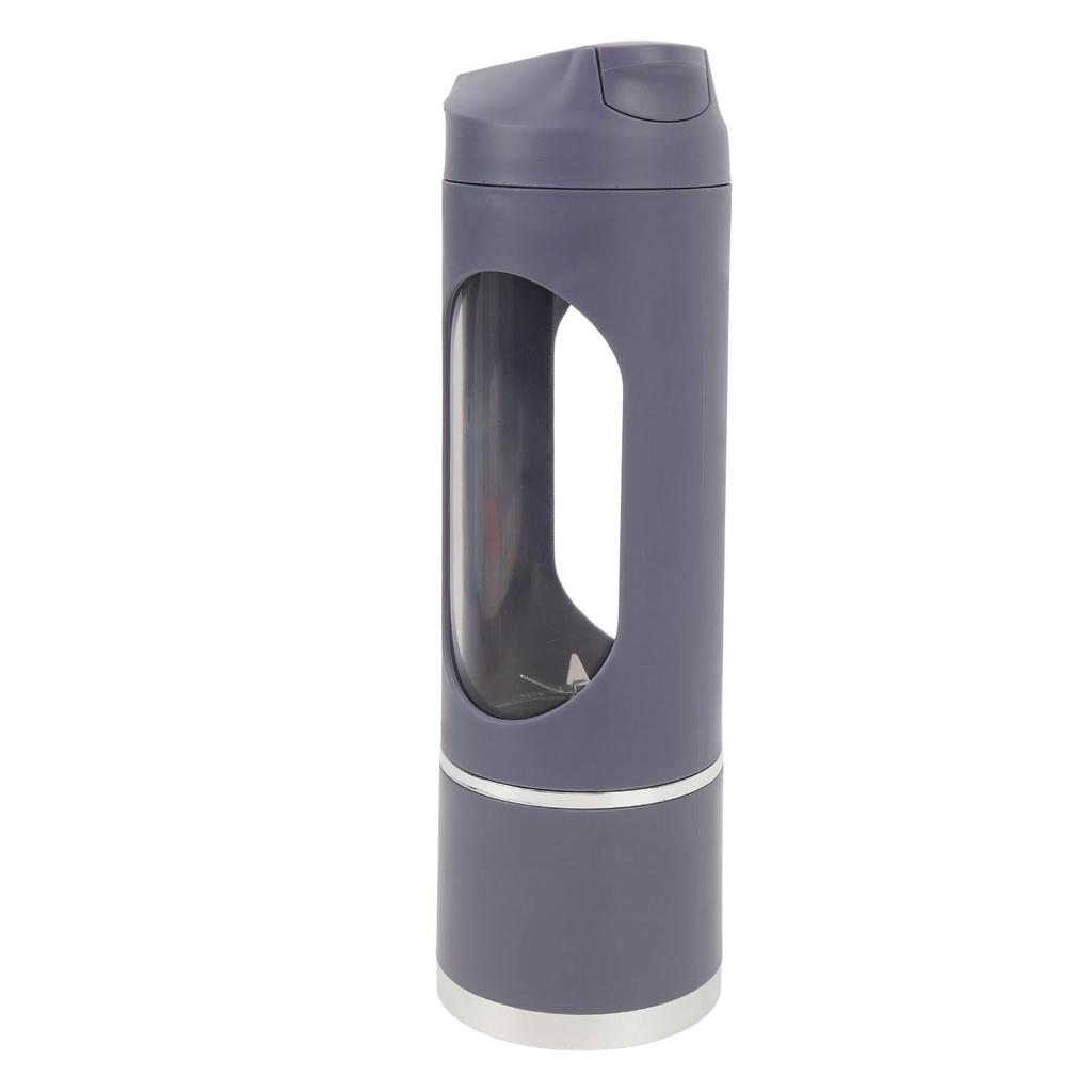 Portable Blender Rechargeable 450ml Blender Cup Portable Juicer Cup for Home Gray Purple