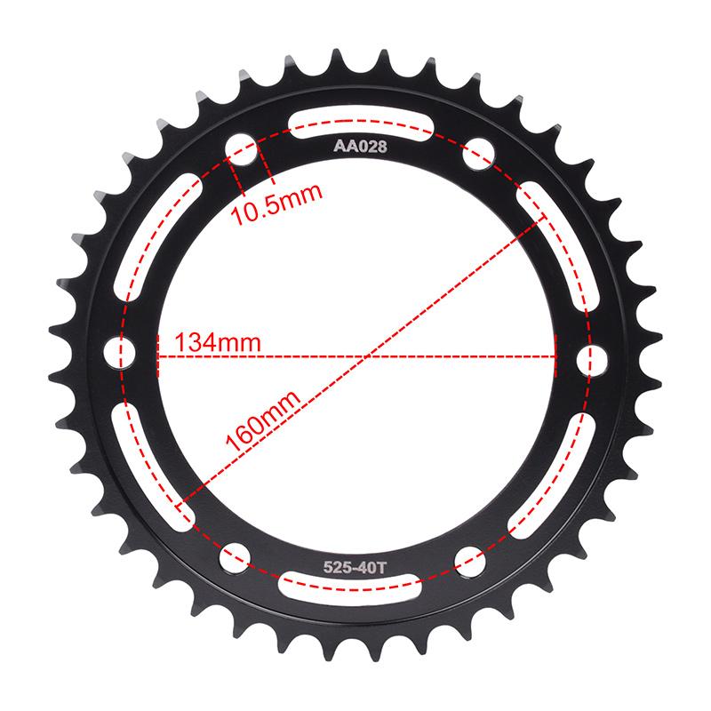 525 40T 42T 45T Front Rear Sprocket Gear Wheel for Honda CBR600 CBR 600 F4i CBR1000 NT1100 CBR 1000 Fireblade