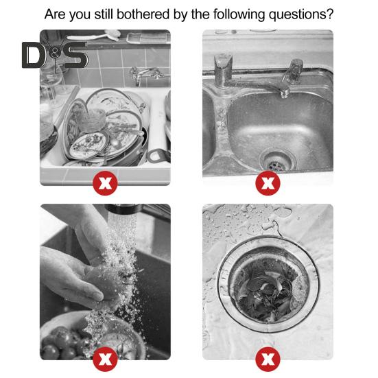 Stainless Steel Sink Drain Basket Rustproof Corrosion Resistant Efficient Filtering Kitchen Organizer Corner Sink Strainer