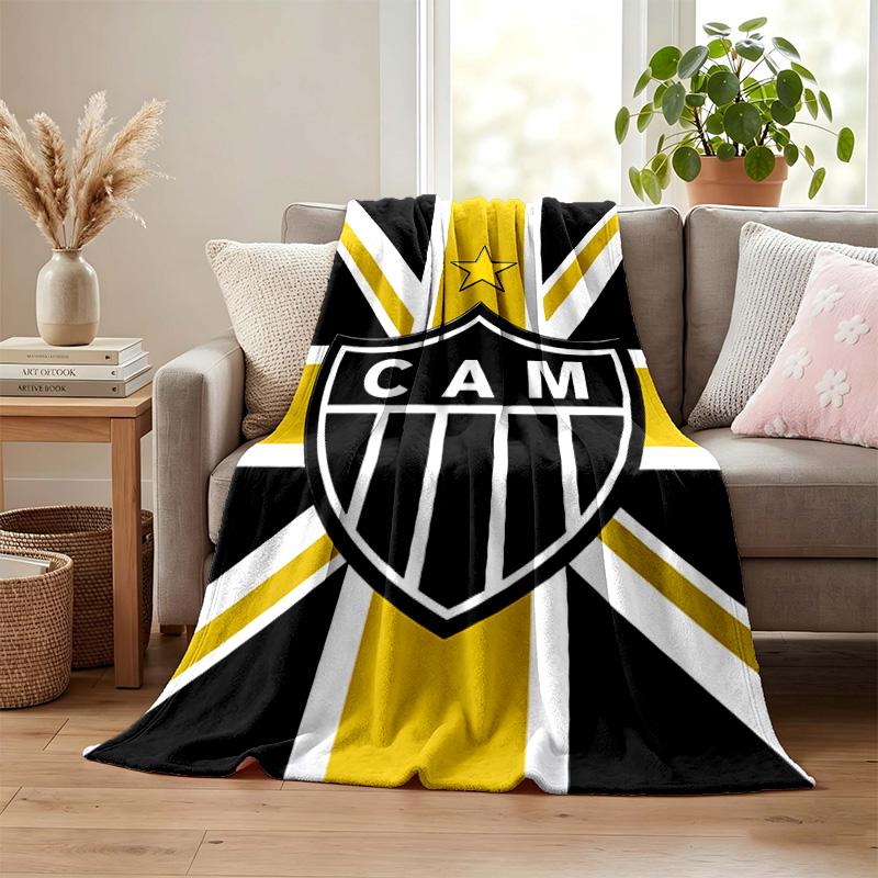 Clube Atletico Mineiro blanket Flannel Blanket Soft Cozy Plush Throw for Sofa Bed Lightweight Home Decoration Gifts for Christmas various holidays
