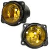 Pikakyu Genuine Glass Lens Fog Lamp H11 Replaces Genuine LED Fog Compliant 66160 Toyota/Daihatsu Units, Conversion, Lamps, E-Mark (Yellow),