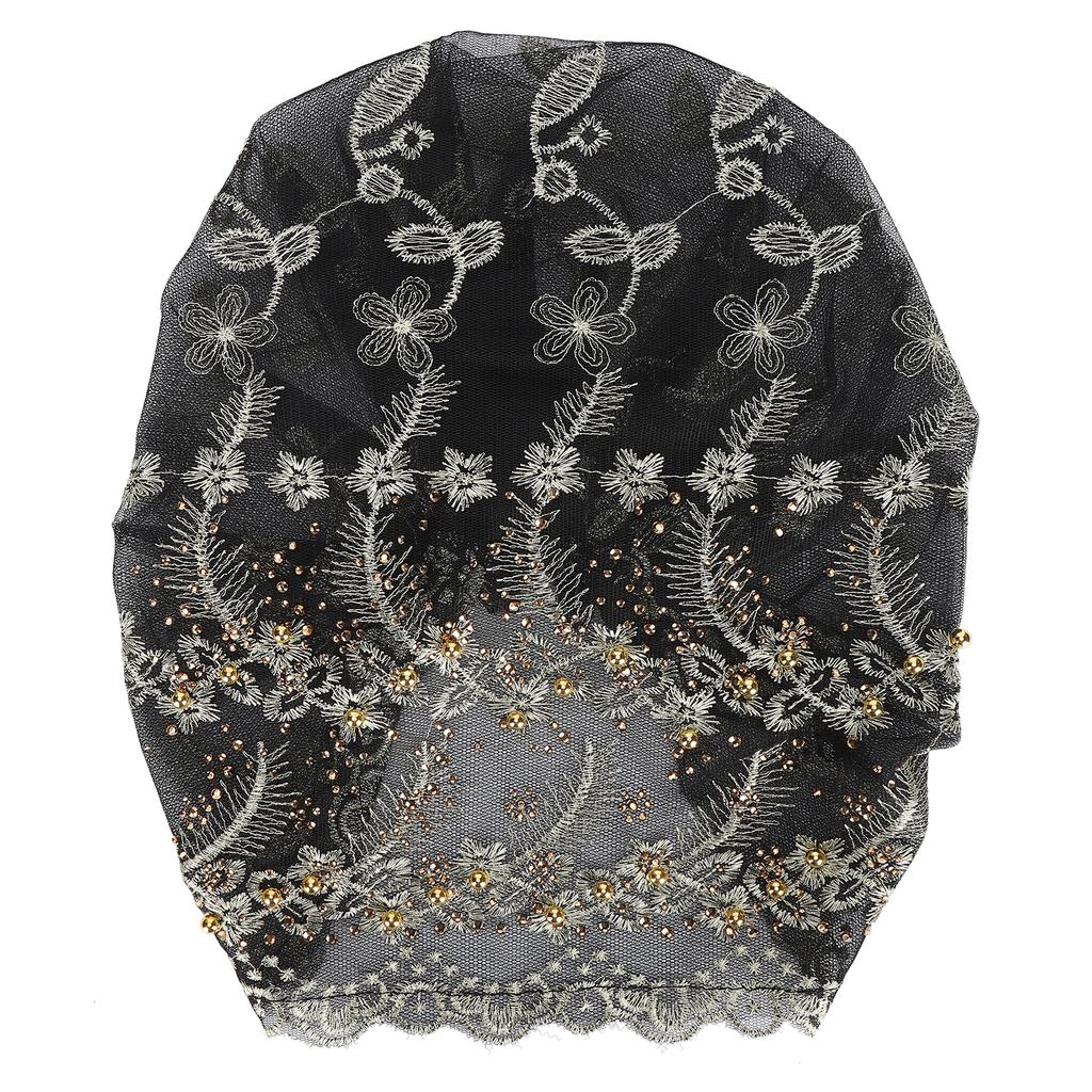 Turban Head Wraps Stylish Elegant Embroidered European Retro Hat for Women