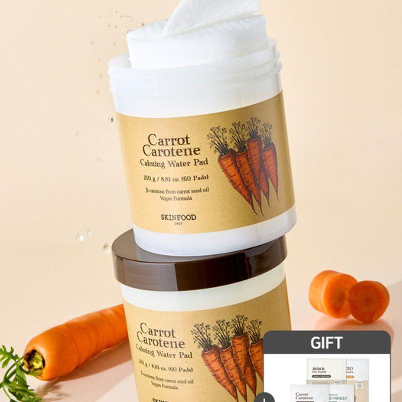 

[Moisture soothing] Carrot Carotene Calming Water Pads (60 sheets)