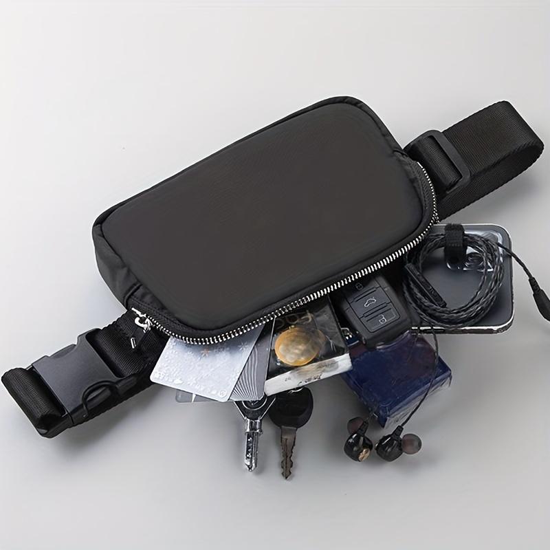 Unisex Sports Waist Bag for Yoga Storage, Workout Running Chest Bag, Stylish Crossbody Waist Pack