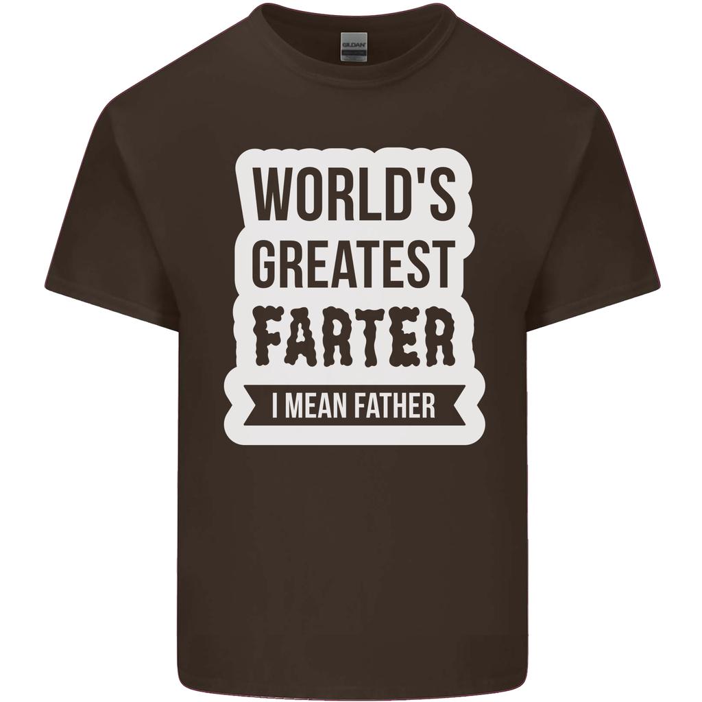 Vatertag Furzer Lustig Blähungen Furz Unisex Leichtes Baumwoll-T-Shirt