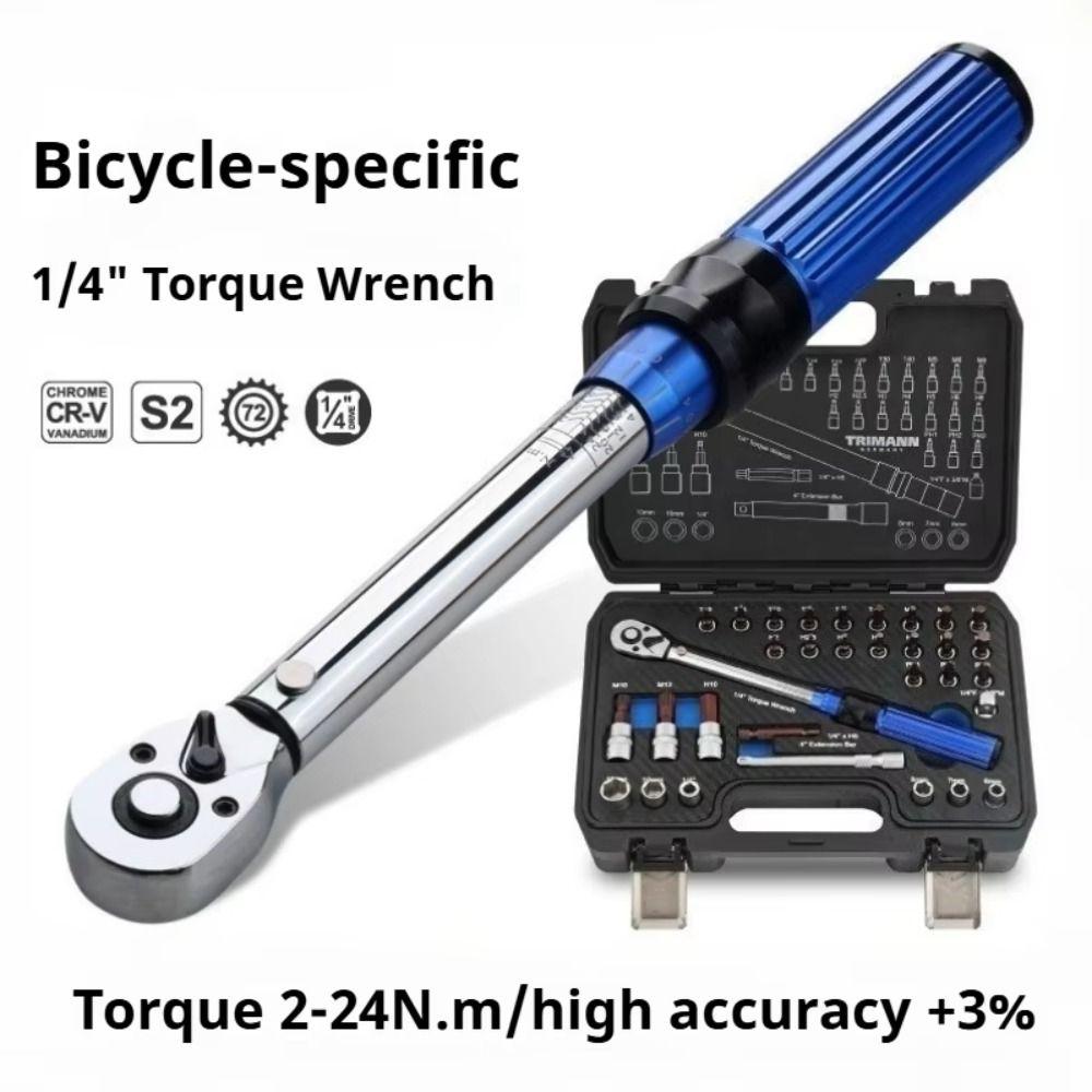 Adjustable Preset Torque Wrench Set 72-Tooth Ratchet Car Repair Tools Wrench Set Car Repair