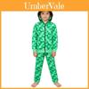 Set cu Hanorac și Pantaloni Minecraft Creeper pentru Copii din Material Poliester pentru Cosplay și Purtare Casual