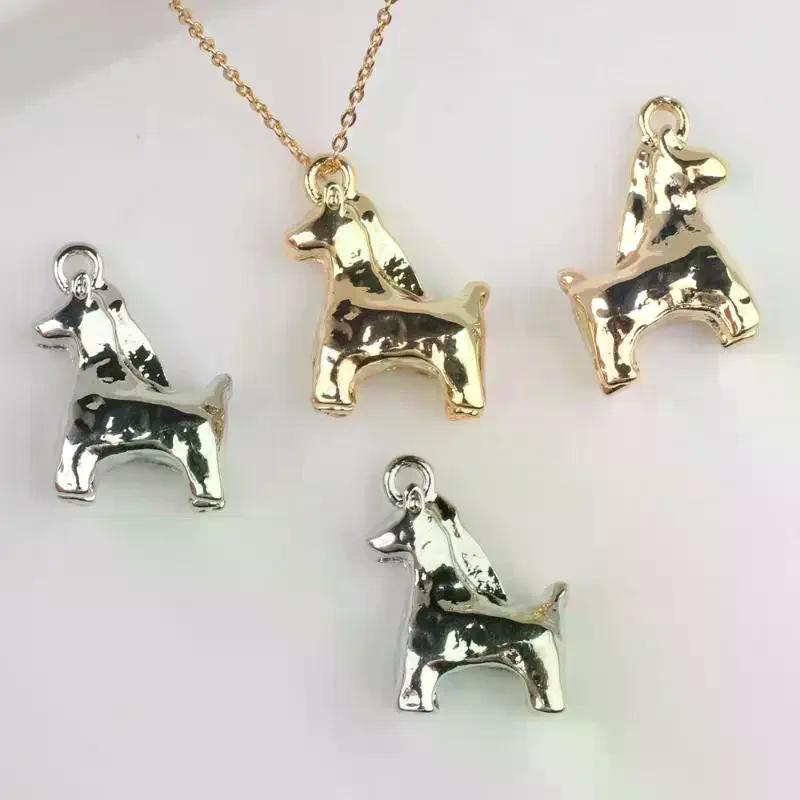2Pcs Zinc Alloy Horse Pendant Charms Handmade DIY Necklace Bracelet Earrings Keychain Accessories Jewelry Making