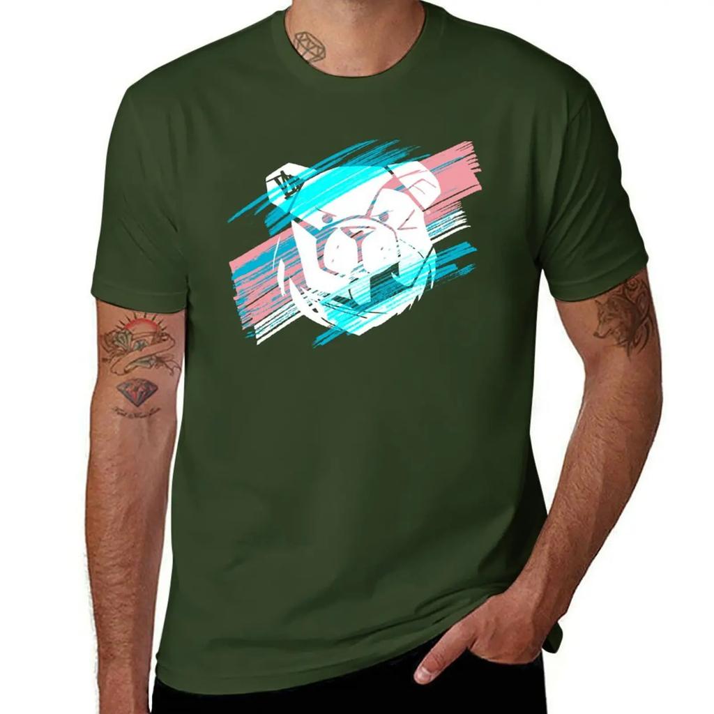 ROBUST BEAR TRACES 08 TShirt man t shirt sports fans kawaii clothes vintage t shirts clothes for men