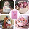 1 PCS Fondant Foam Pad 5Holes Rectangular Fondant Cake Sponge Pad Mat Clay Modelling Tools Silicone Sponge Mat Paste Fondant Cake Flower Drying Mat