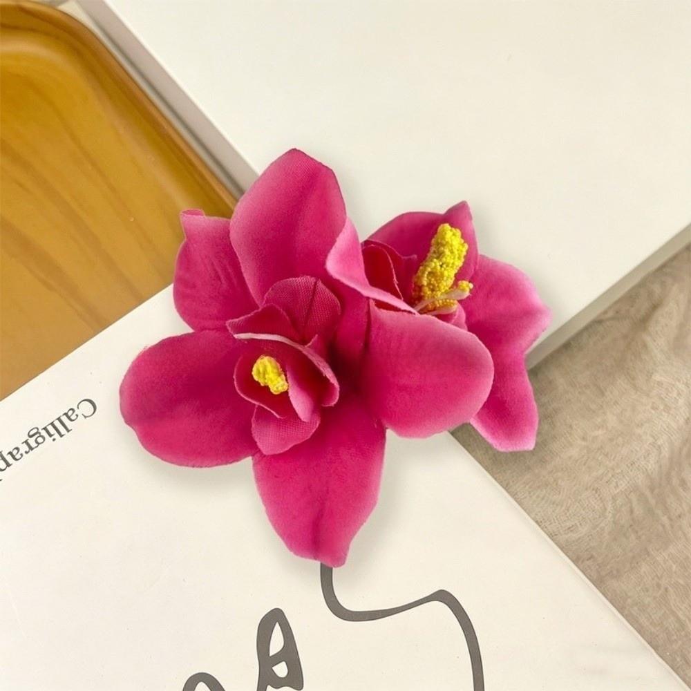 Bohemian Orchid Hair Clip Plastic Headwear New Hair Accessories Party