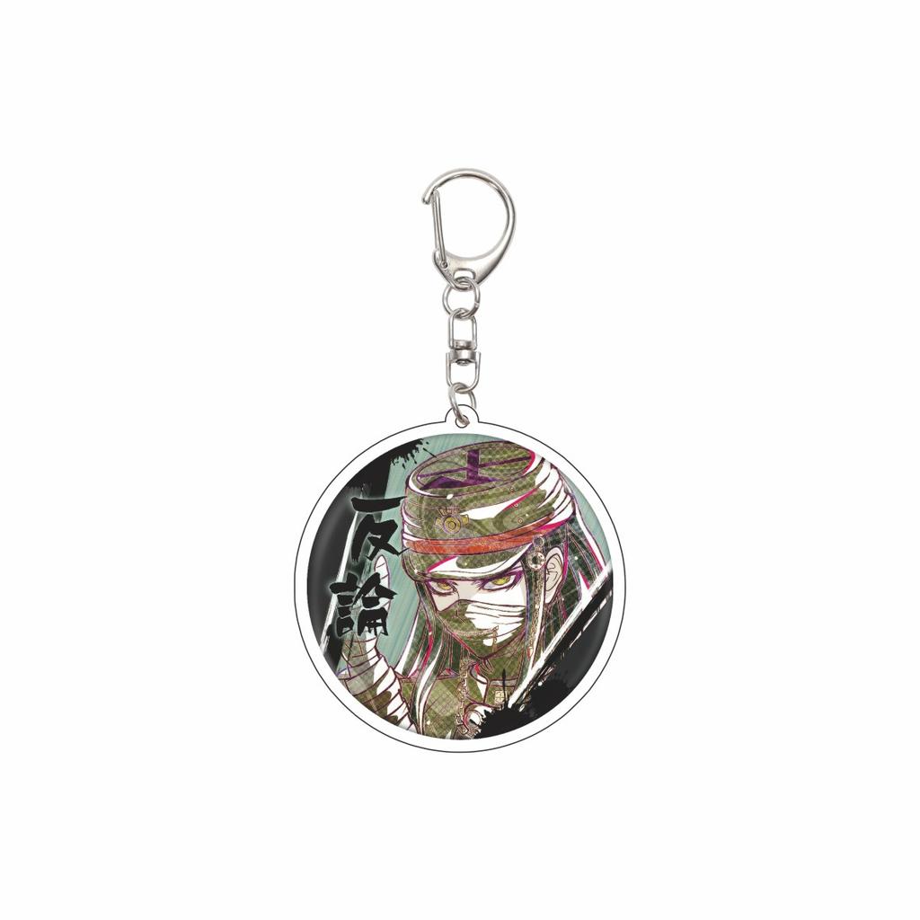55MM Anime Danganronpa Keychain Aoi Asahina/Byakuya Togami/Junko Enoshima  Key Chain Acrylic Model Plate Christmas Gifts