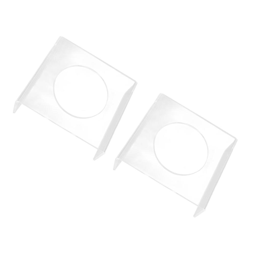 2PCS Football Stand Clear Display Holder Acrylic Stable Support Anti Scratch Versatile Display Rack for Basketball