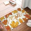 Autumn Leaf Themed Door Mat with Anti Slip Properties Easy To Clean Home Decoration Can Be Placed At Entrance of The Bathroom