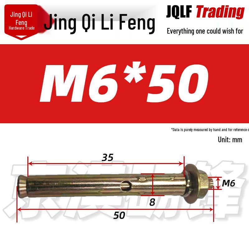 Small Head Carbon Steel Expansion Bolt - Zinc Plated Seamless Round Hole Pipe Mini