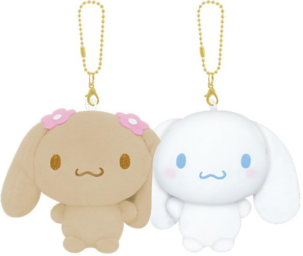Crux Sanrio Nico Plushie Keychain Cinnamoroll Mocha 133174
