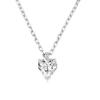 Love Heart Pendant Necklace for Women Korean Crystal Choker Chain Gold Color Necklaces Accessories Fashion Friends Jewelry N510