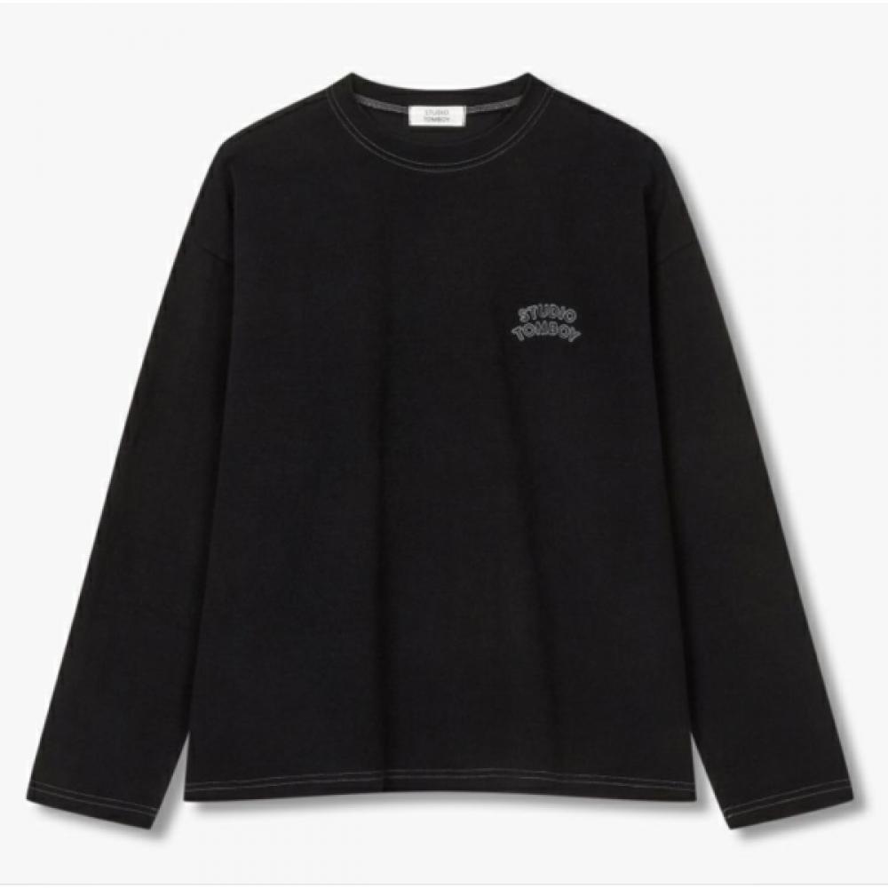 STUDIO TOMBOY Embroidered PoinT Long Sleeve T shirT 9177122971ar
