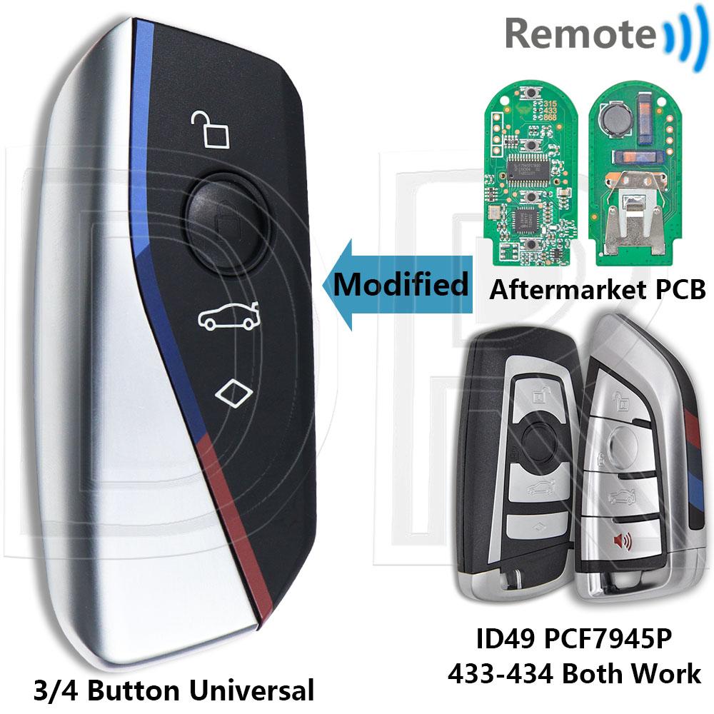 DR CAS4+FEM BDC Upgrade U-Stil ID49 PCF7945/53 315/433/868MHz Keyless Go Auto-Fernschlüssel für BMW 1 3 5 6 7 Serie F-Chassis