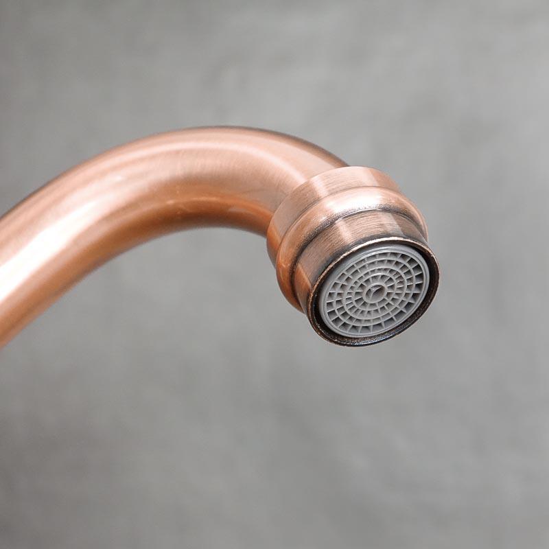 Rose Gold COPPER 1 Low Free-standing Washbasin Tap