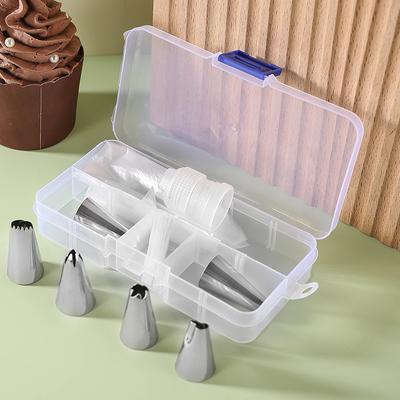 Punta per decorare Strumento per decorare Set per la cottura al forno Scatola per utensili per decorare Strumento per decorare torte fai da te