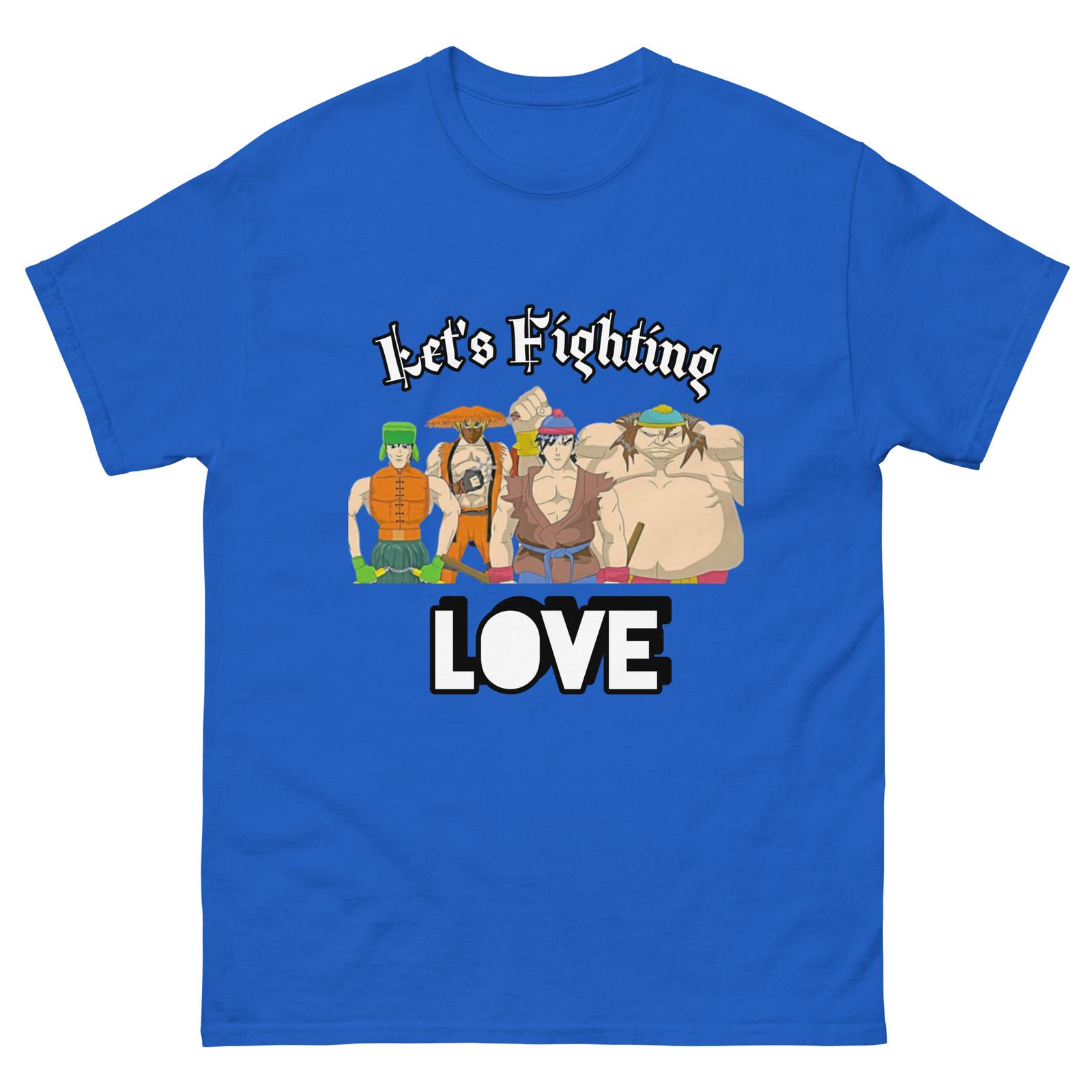 Футболка South Park Let s Fighting Love, Хорошие Времена с Оружием, Смешные Футболки S
