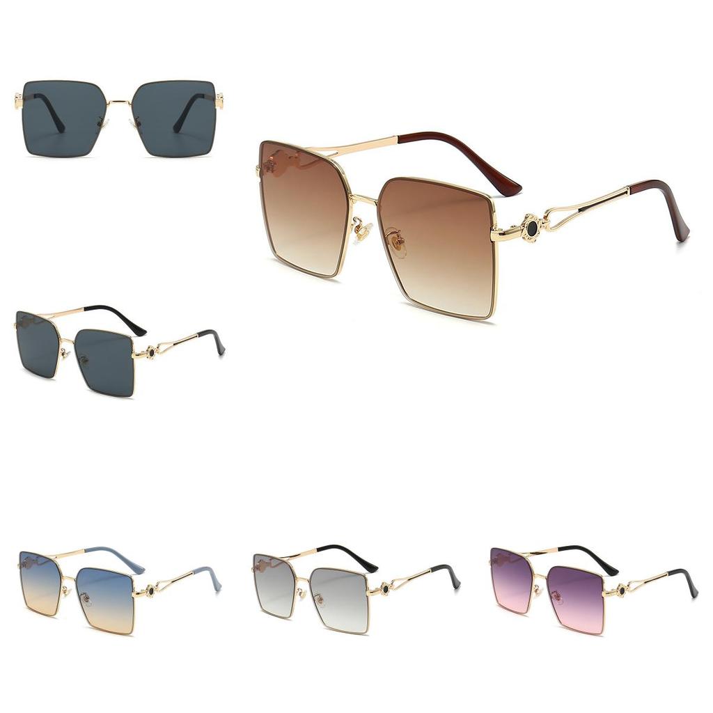 Stylish Stryle Square Frame Sunglasses For Women Summer Outdoor Protection Sun
