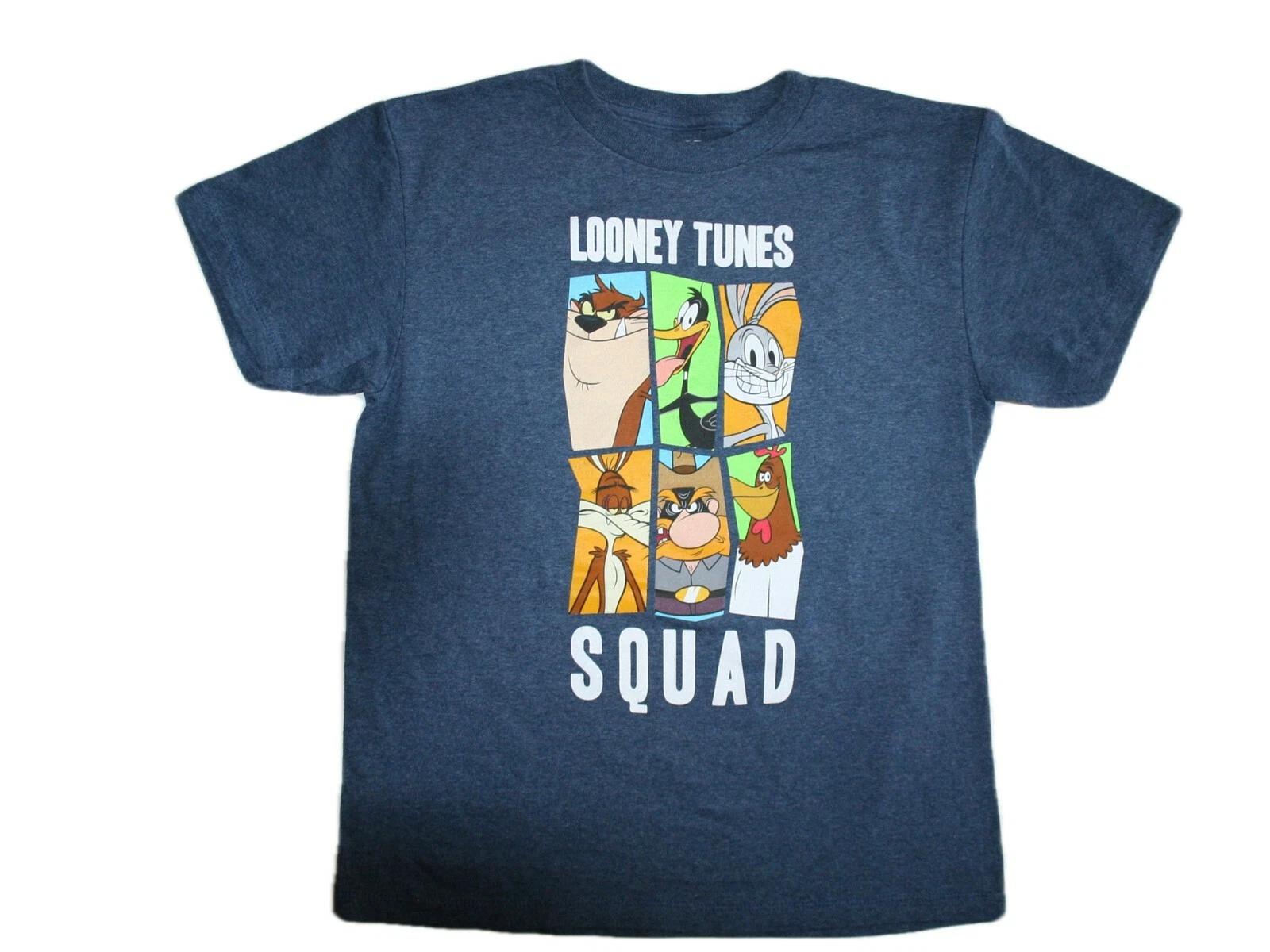 Looney Tunes Squad Big Boy s T-shirt Tee NWT 100