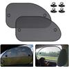 2 Pack Universal Car Window Shade, Cling Sunshade - Sun, Glare And UV Rays Protection For Your Child - Baby Side Window Car Sun Shades, Blocks Over
