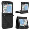 Wrist Strap Leather with Butterfly Phone Case for Samsung Galaxy Z Flip 6 5 4 3 Shockproof Protective Lightweight Cover