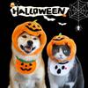 Dress Up Pet Halloween Hat Headdress Plush Cat Headgear Headdress Pumpkin Dogs Hat  Costume