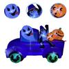 8FT Halloween Inflatable toys Outdoor Decorations Ghost Driving Truck Car Skeleton Pumpkin Built-in LEDs for Day of the Dead