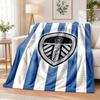 Leeds United Printed Flannel Blanket Warm Comfort Bed Throw For Indoor Home Decoration