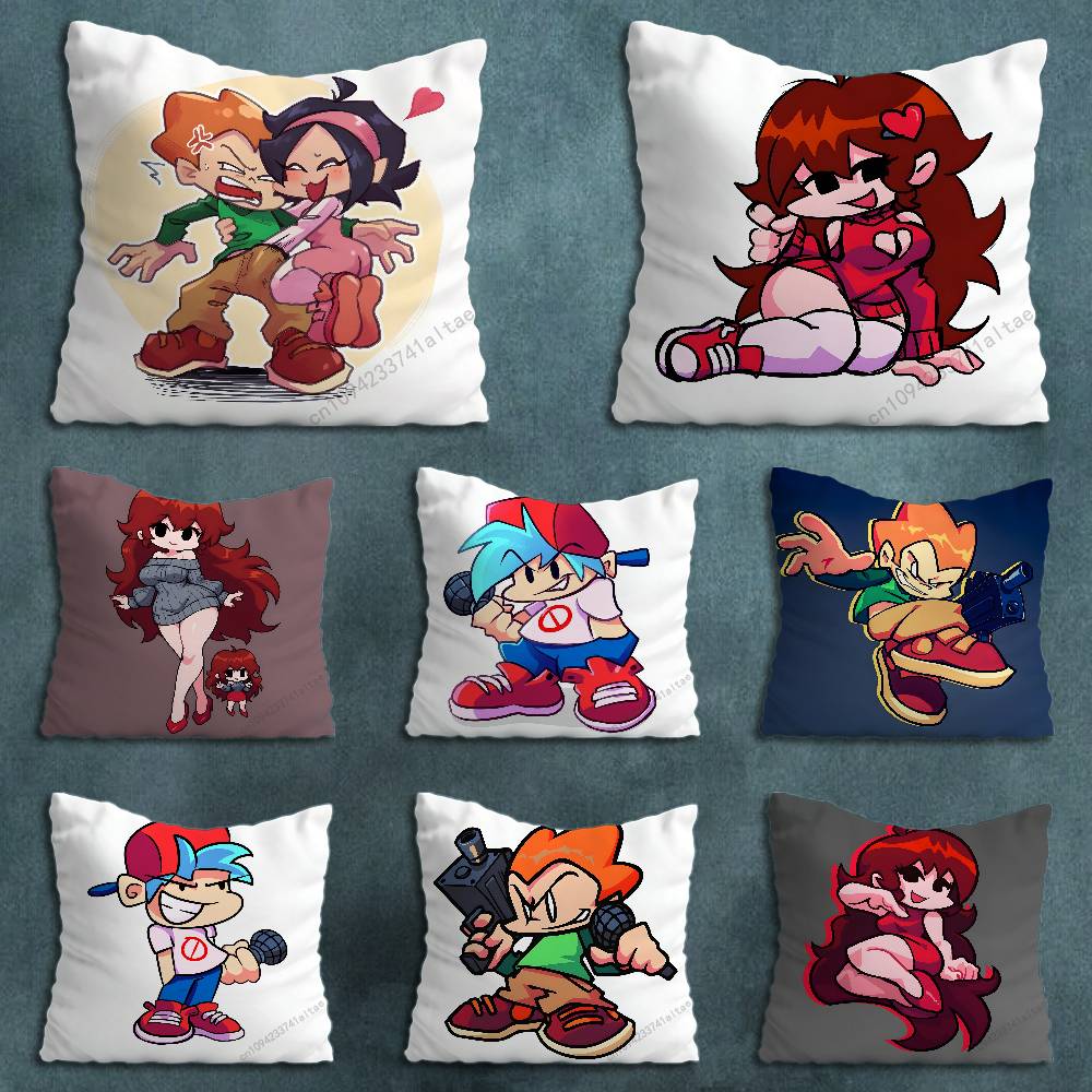 FFriday Night FFunkin Pillow Case For 30x30cm45x45cm55x55cm For Home Bedroom Decoration And Protector