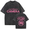 Vintage Washed Ed Sheeran Play Tour 2026 Pop Music TShirt Men Women Harajuku Fashion Fans Oversized T Shirt Hip Hop Streetwear