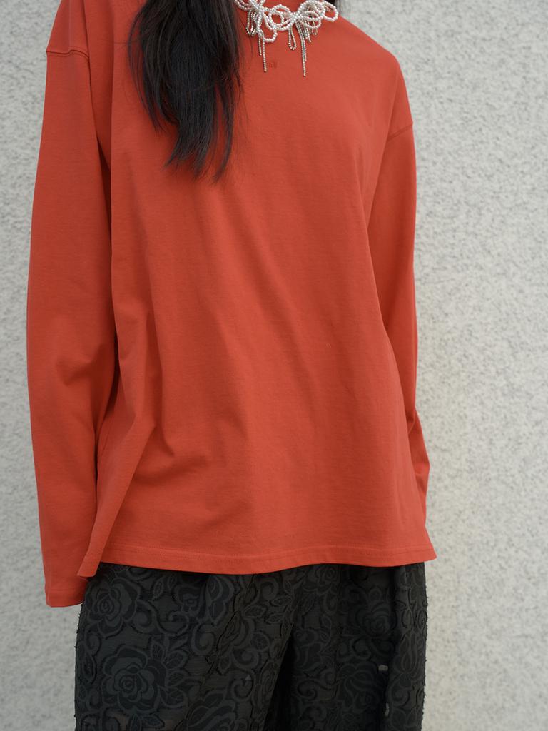 Deoenel Long Sleeve Tee - [Red]