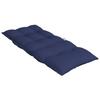 High Back Seat Cushions 6 Pcs Navy Blue Oxford Fabric