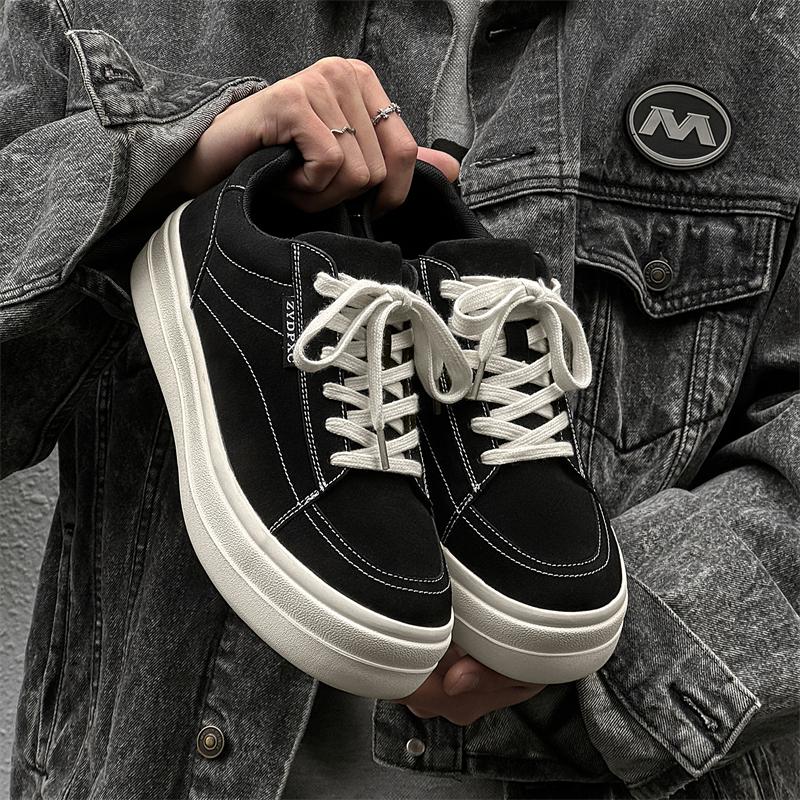 Japanische Retro Vielseitige Nischen Herrenschuhe, Herbst Lässige Board Schuhe, Sport Runde Zehen Trendige Schuhe für Herren