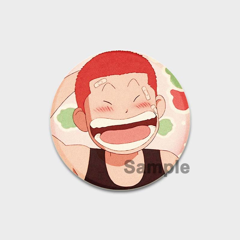 32/44/58MM Handmade Anime Lapel Pins, Kaede, Rukawa, Ryota, Miyagi, Hisashi, Mitsui, Kawaii, Figure Brooches for Bag Clothes